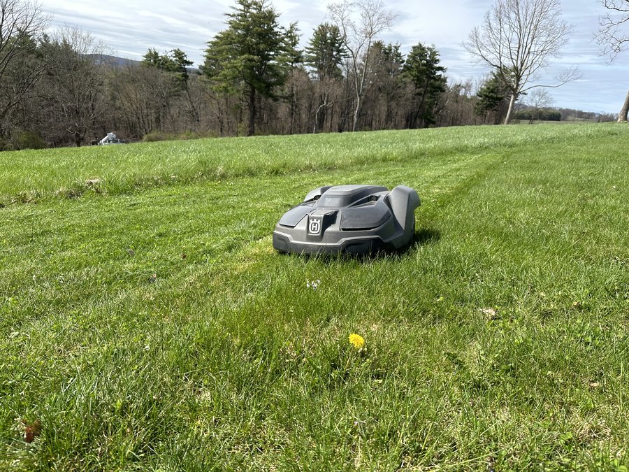 Husqvarna Automower on a Connecticut property