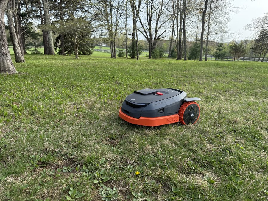 Segway Navimow close up on grass